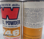Two full tin cans of Winchester 748 powder (reduced)
