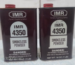 One full can and one partial IMR 4350 powder (reduced)