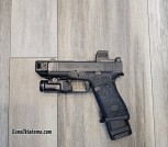 Glock 43x MOS With Herrington Arms Compensator