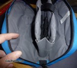 cropped inside of bag
